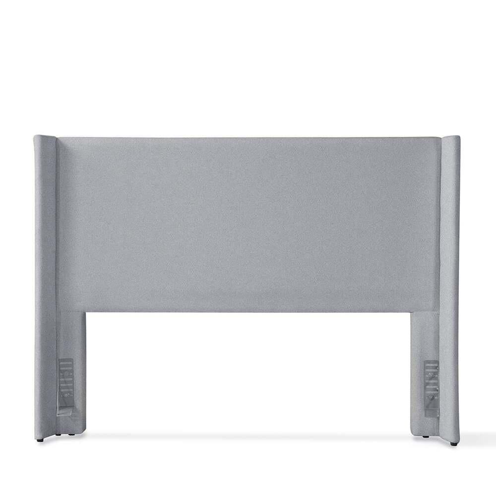 Cabeceira King Estofada Liya 208 cm - Bouclê Cinza