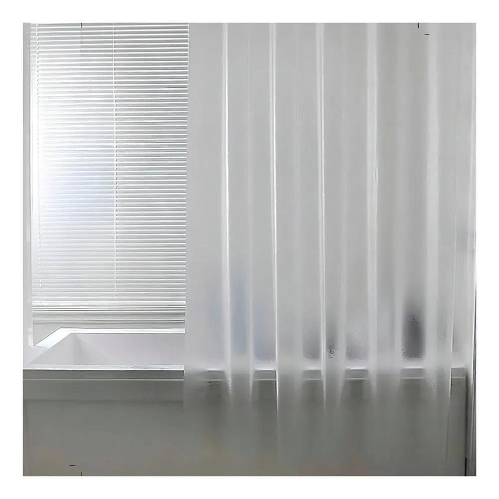 Cortina Box Banheiro Fosca Flexível Antimofo 1.40M 2,00M