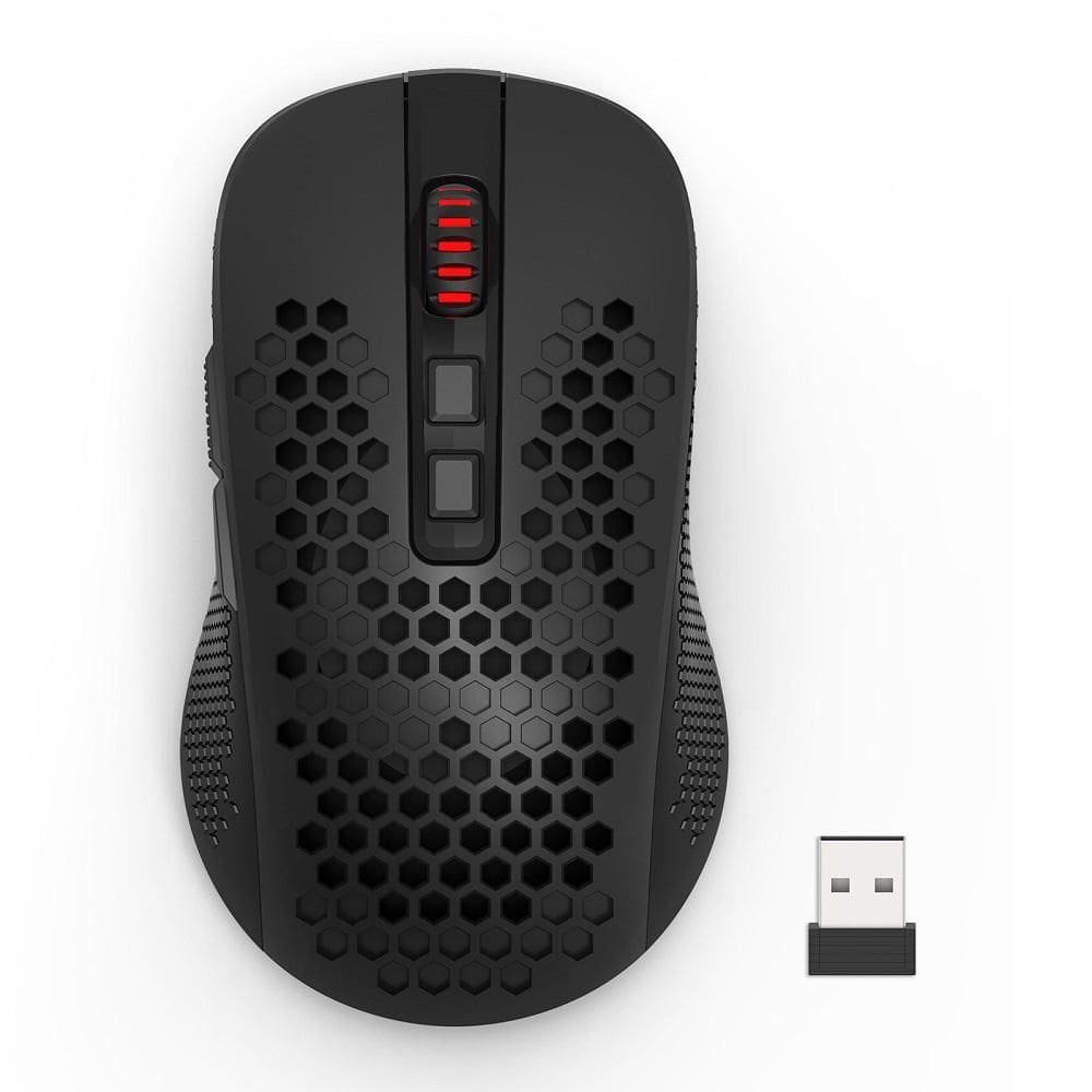 Mouse Gamer sem Fio Hana M694-RGB Preto, 7200 dpi, REDRAGON