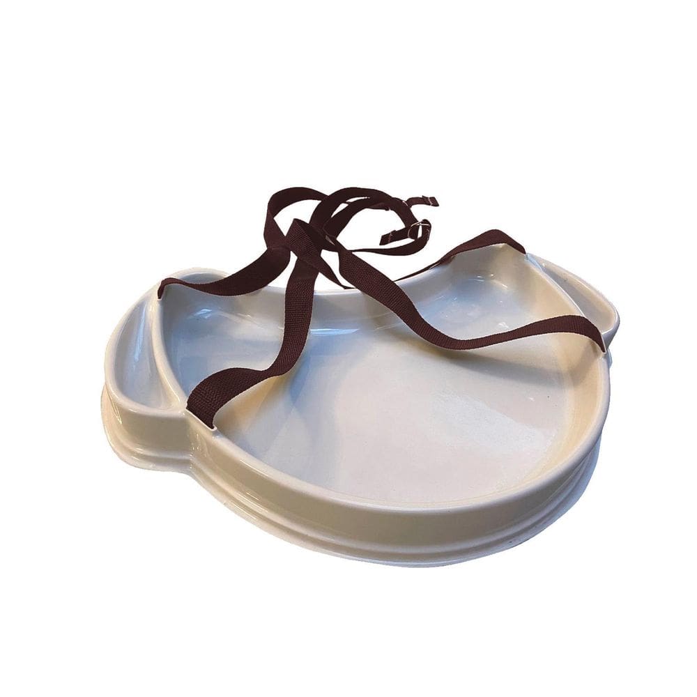 Bandeja Degustação Meia Lua Com Alça Na Cor Marrom