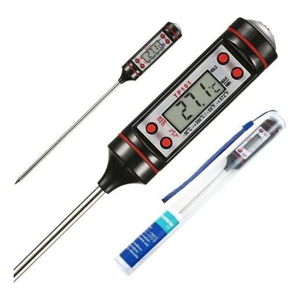 2X Termômetro Culinário Digital Espeto Cozinha Alimento Tp10