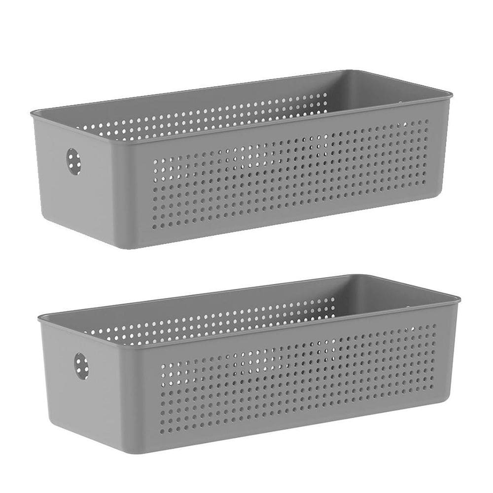 Kit 2 Cesto Organizador 4,5 Litros Multiuso Para Lavanderia