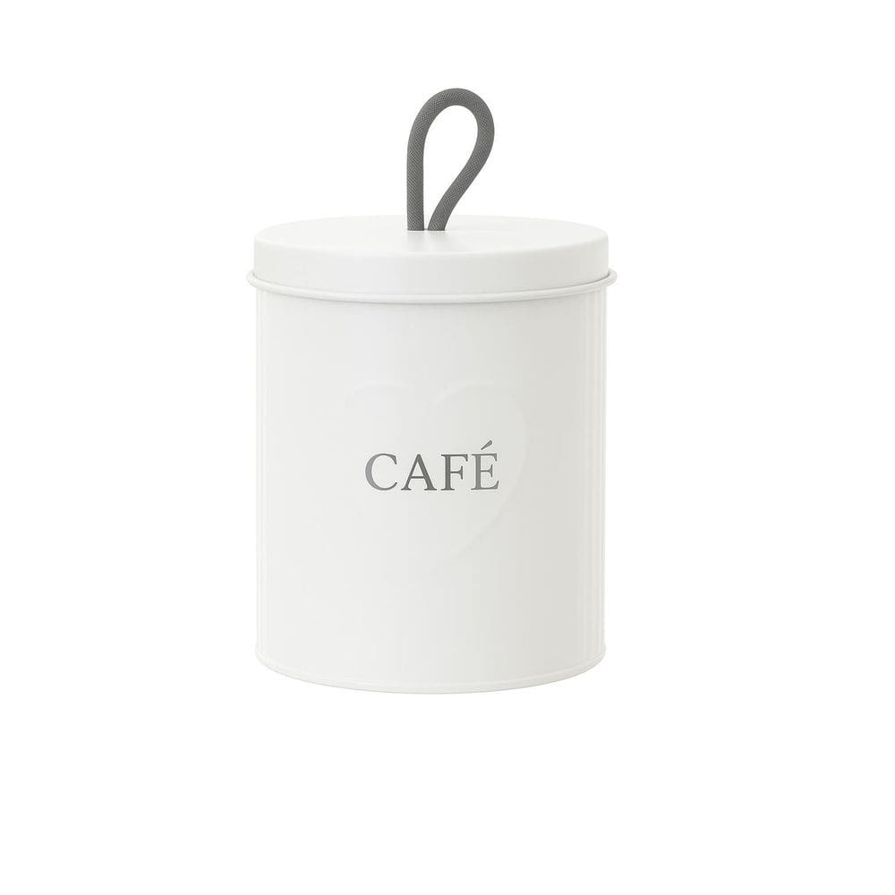 Porta Mantimentos Com Tampa Puxador De Corda 11X15Cm - Café