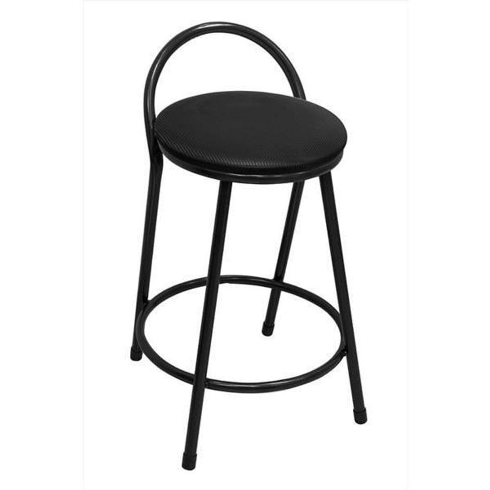 Banco Baixo 10107- Aço Mix - Preto