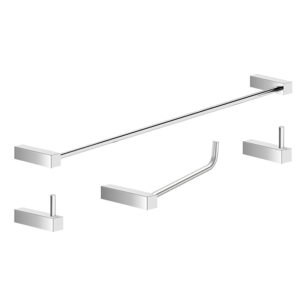 Kit Acessórios Para Banheiro 4 Peças Alto Brilho 2050Tr