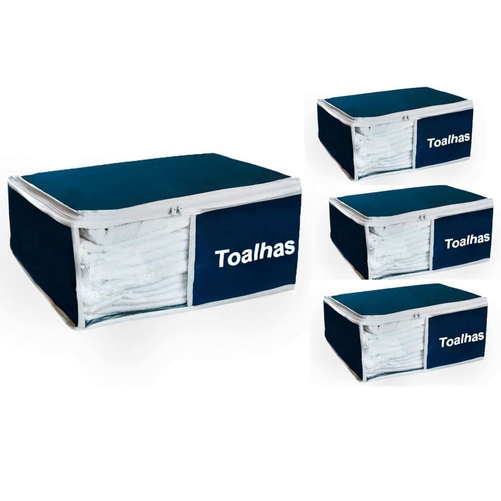 Organizador De Toalha Multiuso Para Closet Guarda Roupa 4 Un