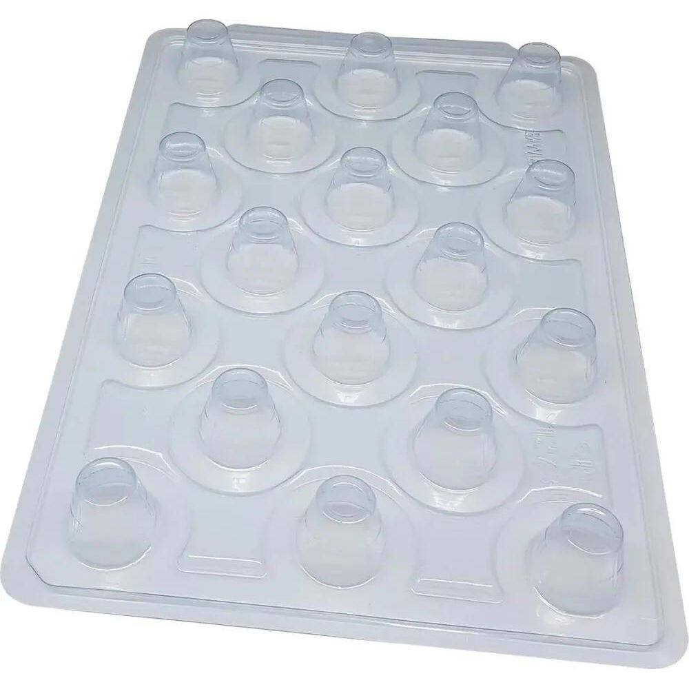 2X Forma Silicone Copinho De Licor 17G Sp 1273 Três Partes B