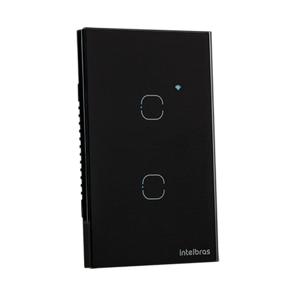 Interruptor Smart Wi-Fi Touch 2 Preto Mis 1002 4850060