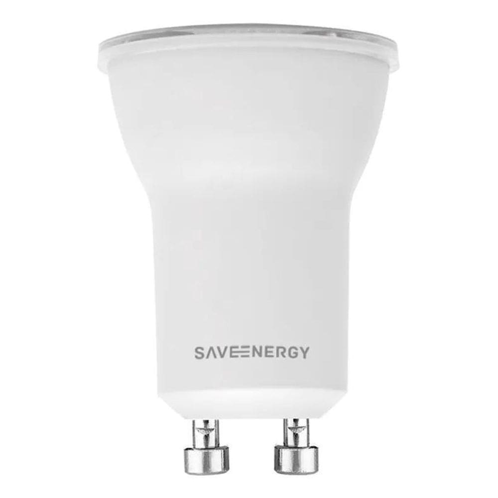 3X Saveenergy Mini Dicroica Mr11 Led 4 W Unidade 4000 K