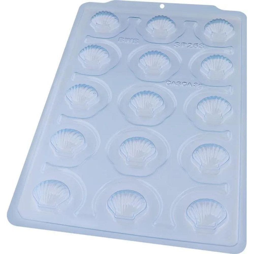 Forma Chocolate Silicone 3 Partes Concha Esp 3512/253 Bwb