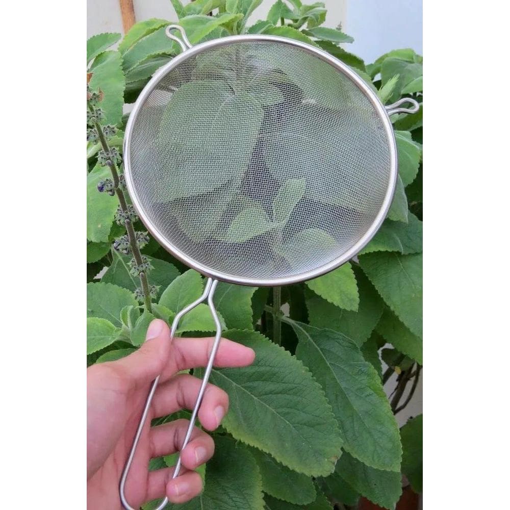 2X Peneira Em Aço Inox De Cozinha Coar Escorrer Macarrão 18C