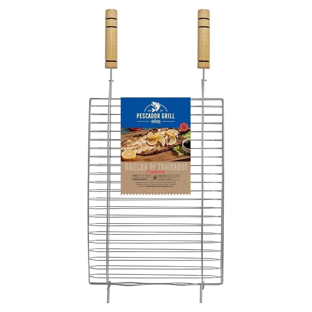 Grelha P/Tambaqui,Matrinxã,Piauçu,Dourado,Piapara 36X50Cm