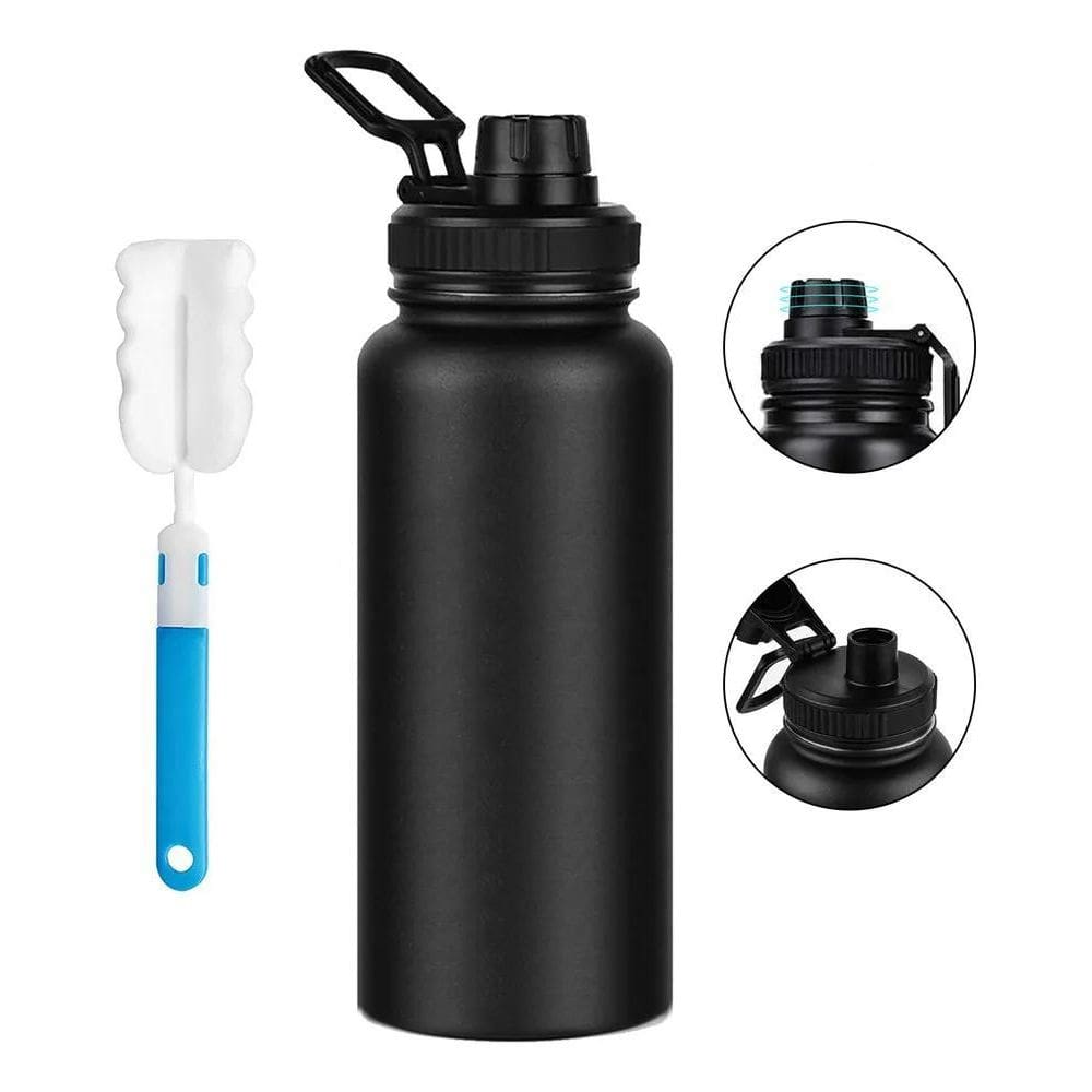 10X 1200Ml Garrafa Térmica Esporte Bebidas Quentes E Frias