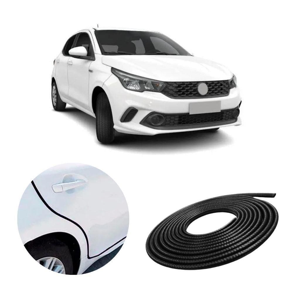 Borracha Protetora Borda Porta Veículo Argos 7x14 10 Metros [f103]