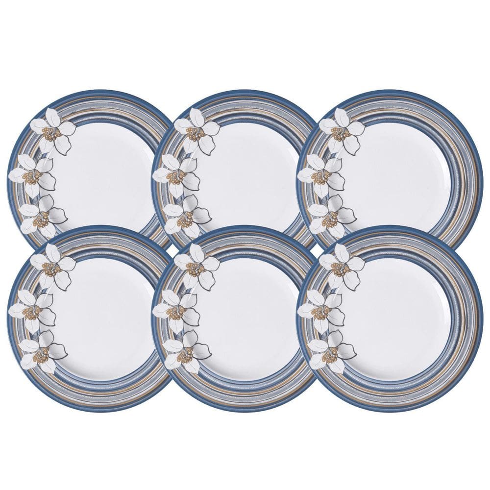 Jogo De Pratos Rasos 28Cm Kit 6 Pçs Nix Porcelana Tramontina