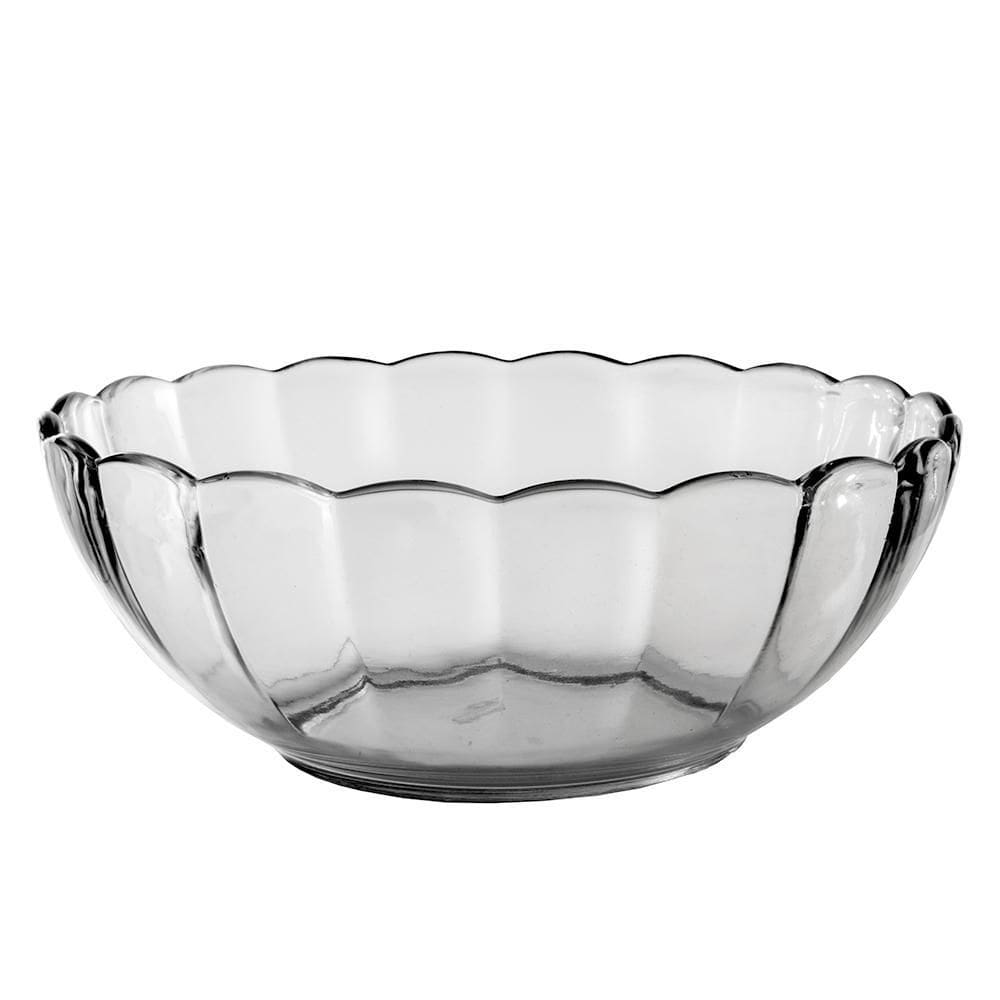 Saladeira Fruteira Bowl Tigela Vidro Transparente 1600Ml