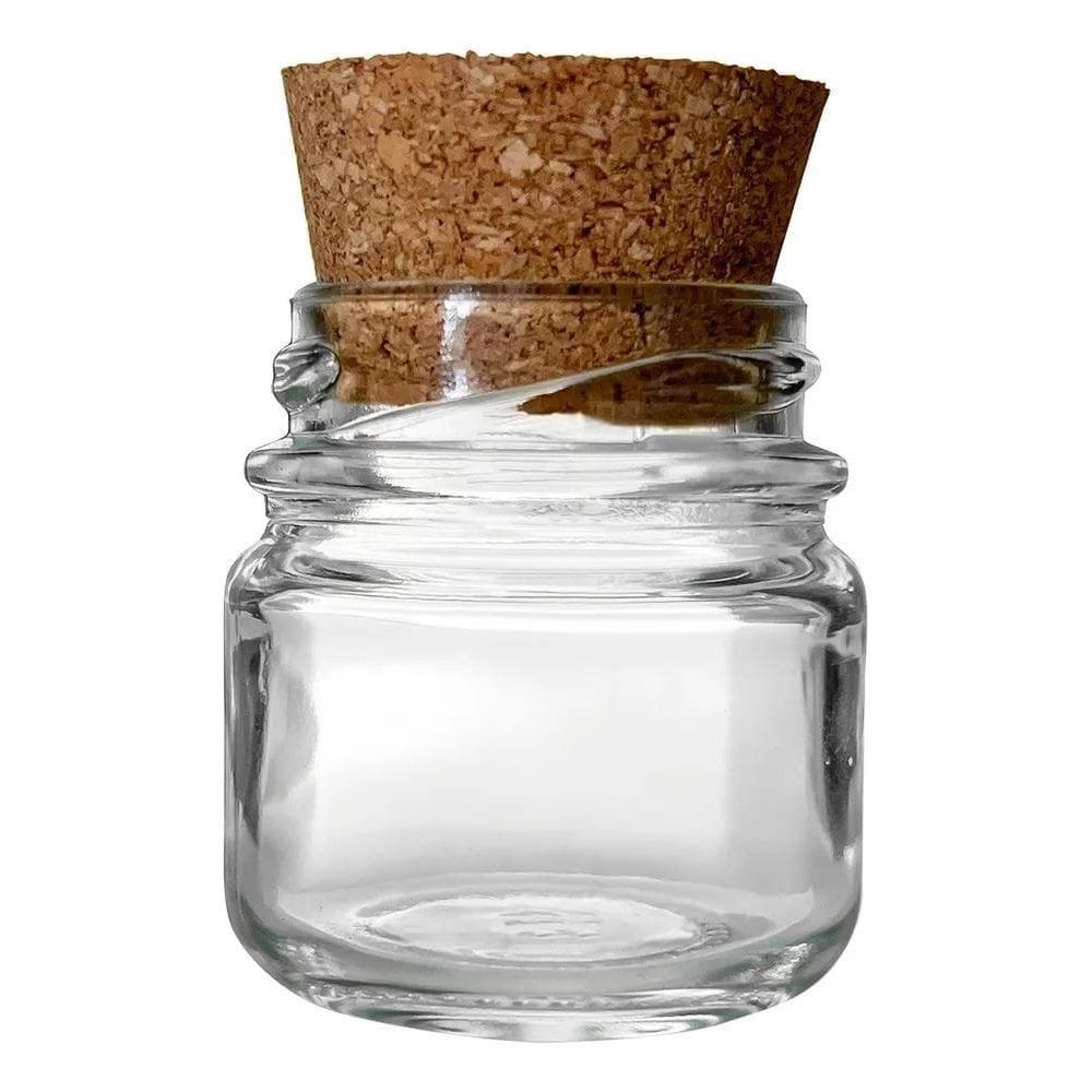 2X Kit Com 24 Potinhos De Vidro 40Ml + Rolhas