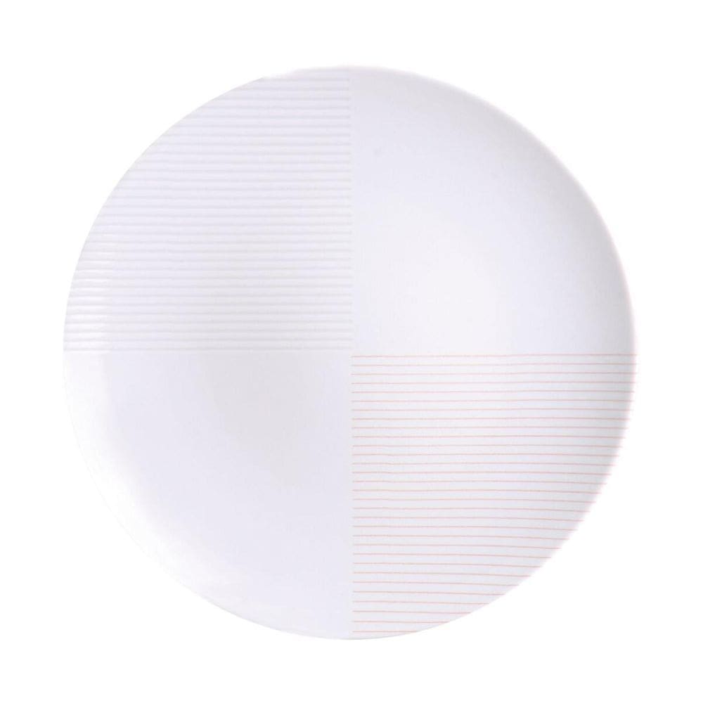 Prato Fundo 28Cm Grid Sopa Porcelana Decorada Tramontina