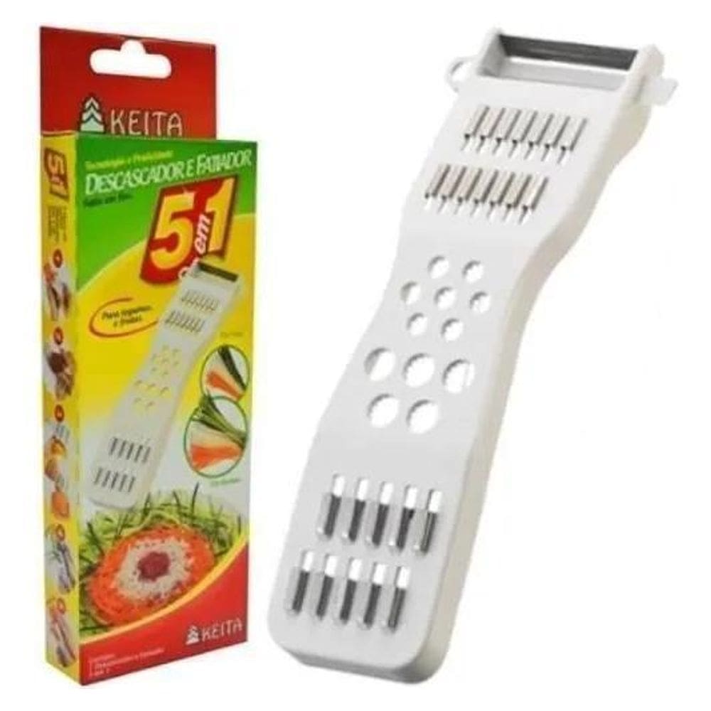 2X Descascador Ralador Fatiador Manual Espaguete Legumes 5 E