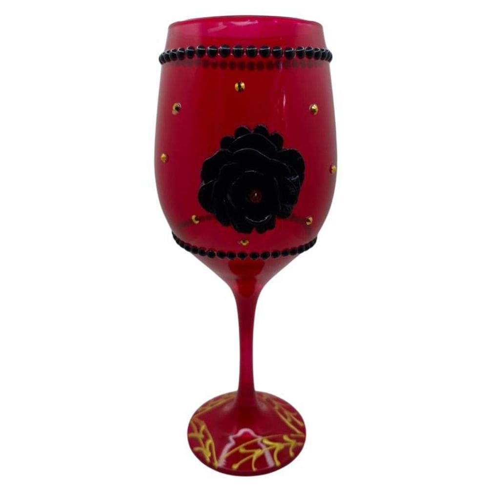 Taça Vermelha Pomba Gira 490 Ml Em Vidro - Escolha O Modelo