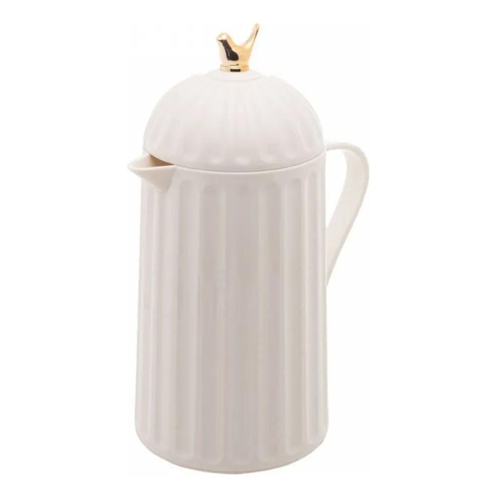 Garrafa Térmica Wolff Bird De Plástico Branca 1L Cor Branco