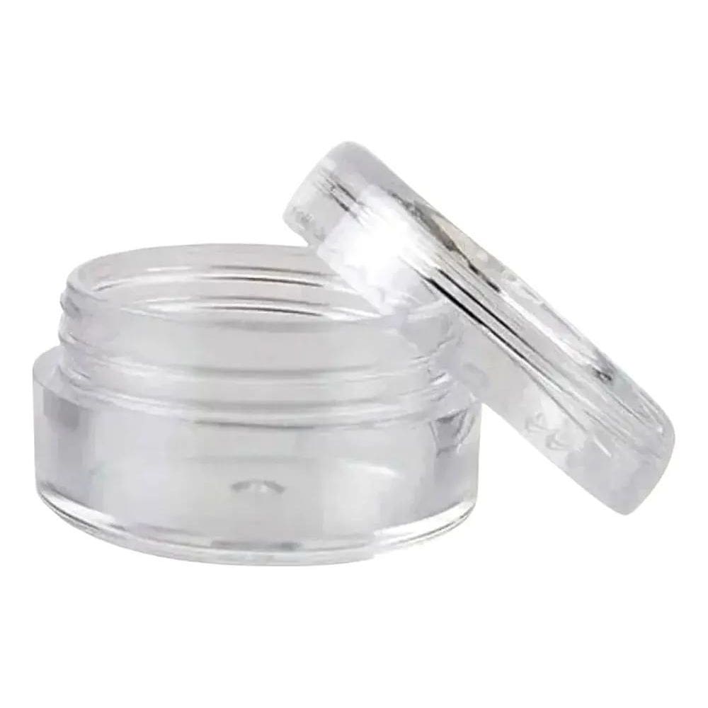 2X 100 Potinho Acrílico Pote Cristal 4Gr Ps Incolor Make Cre