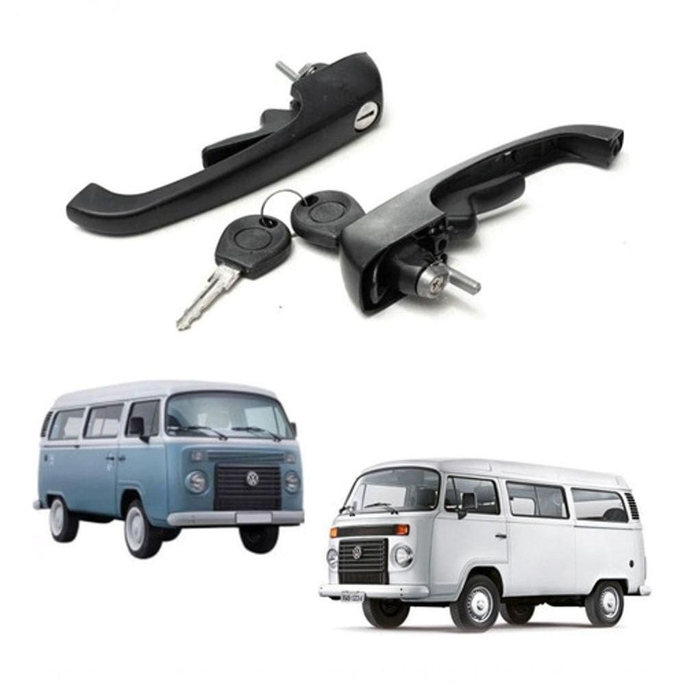 Par Maçaneta Externa Porta Dianteira Kombi 1975 Até 2013 [f103]