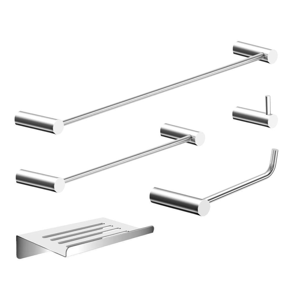 Kit Acessórios Banheiro 5 Peças Alto Brilho Orion 2180Or