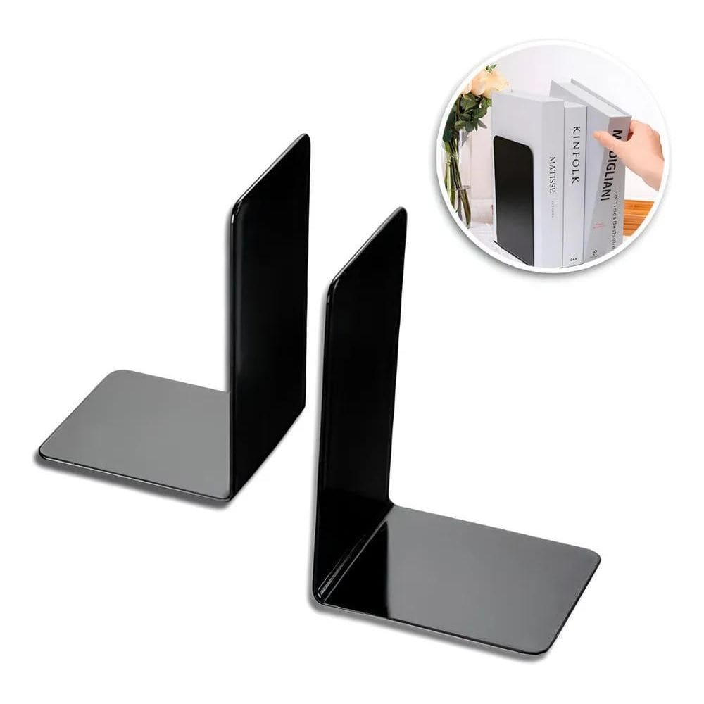 Aparador Suporte Organizador Apoio De Livros Acrílico Kit 2