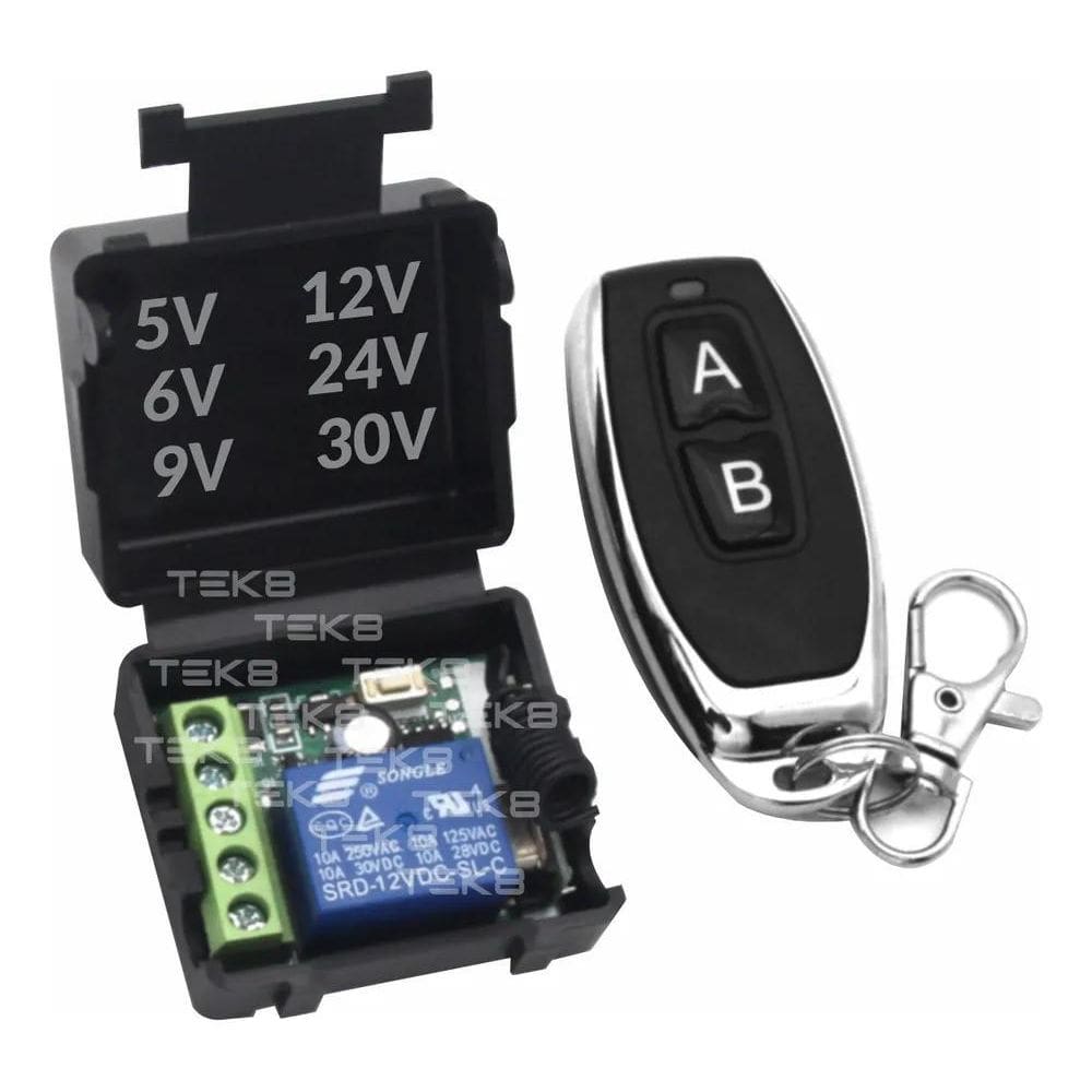 3X Acionamento Rele Sem Fio Interruptor Sem Fio 12V 1 Canal