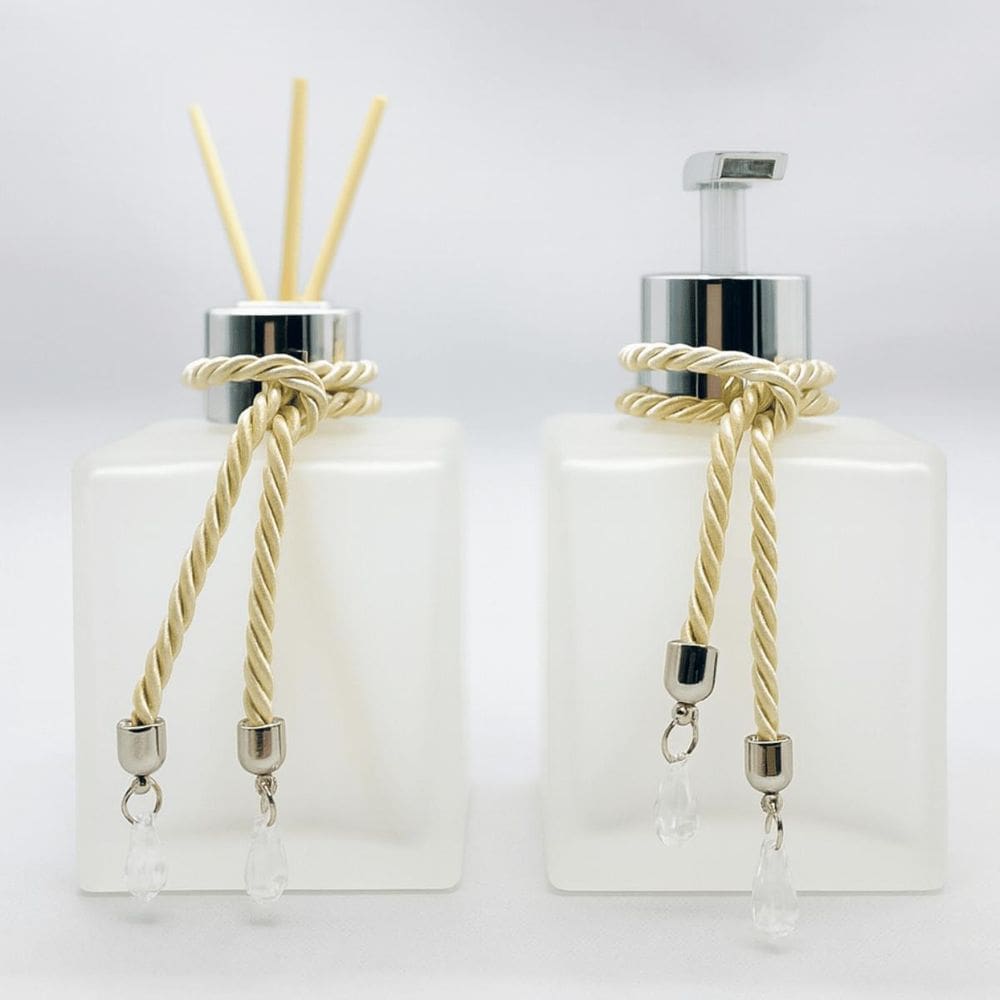 Kit Banheiro Aromatizador De Ambiente Porta Sabonete Líquido