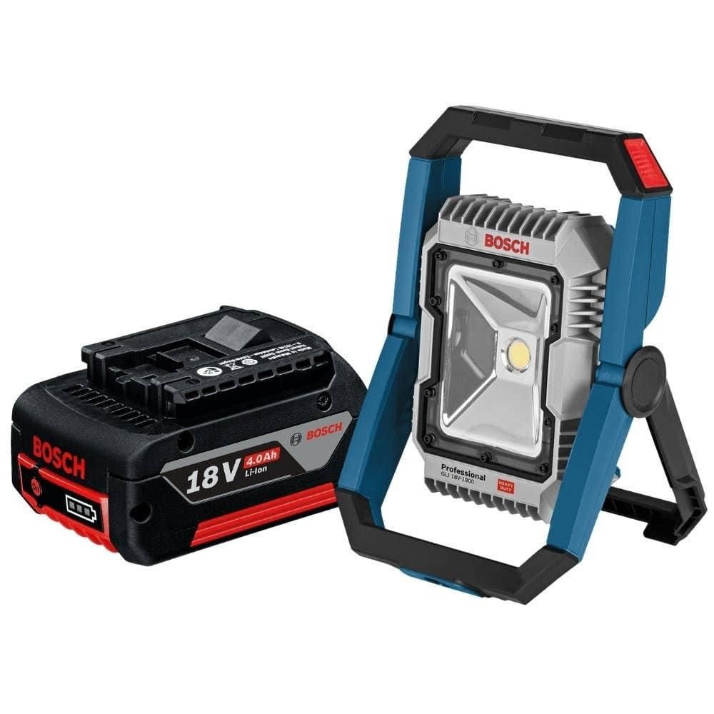 Refletor Lanterna a Bateria LED 1900 Lúmens com Bateria 18V 4Ah BOSCH