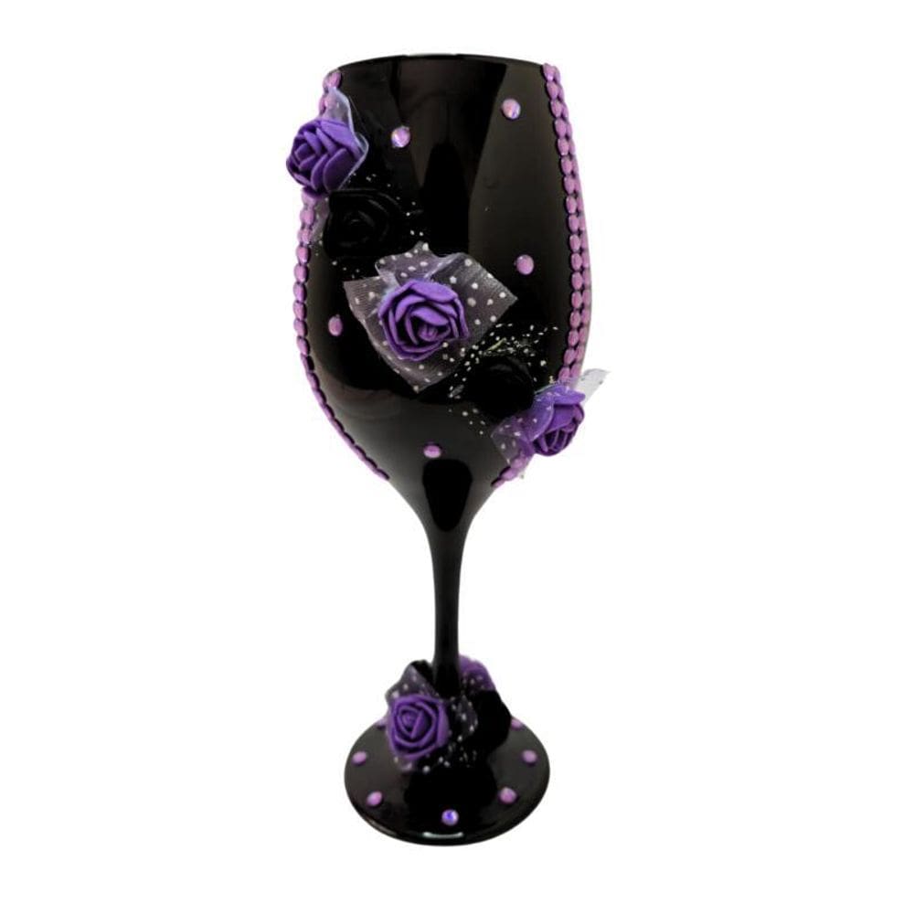 Taça Preta Pomba Gira Maria Mulambo Rosas + Presente