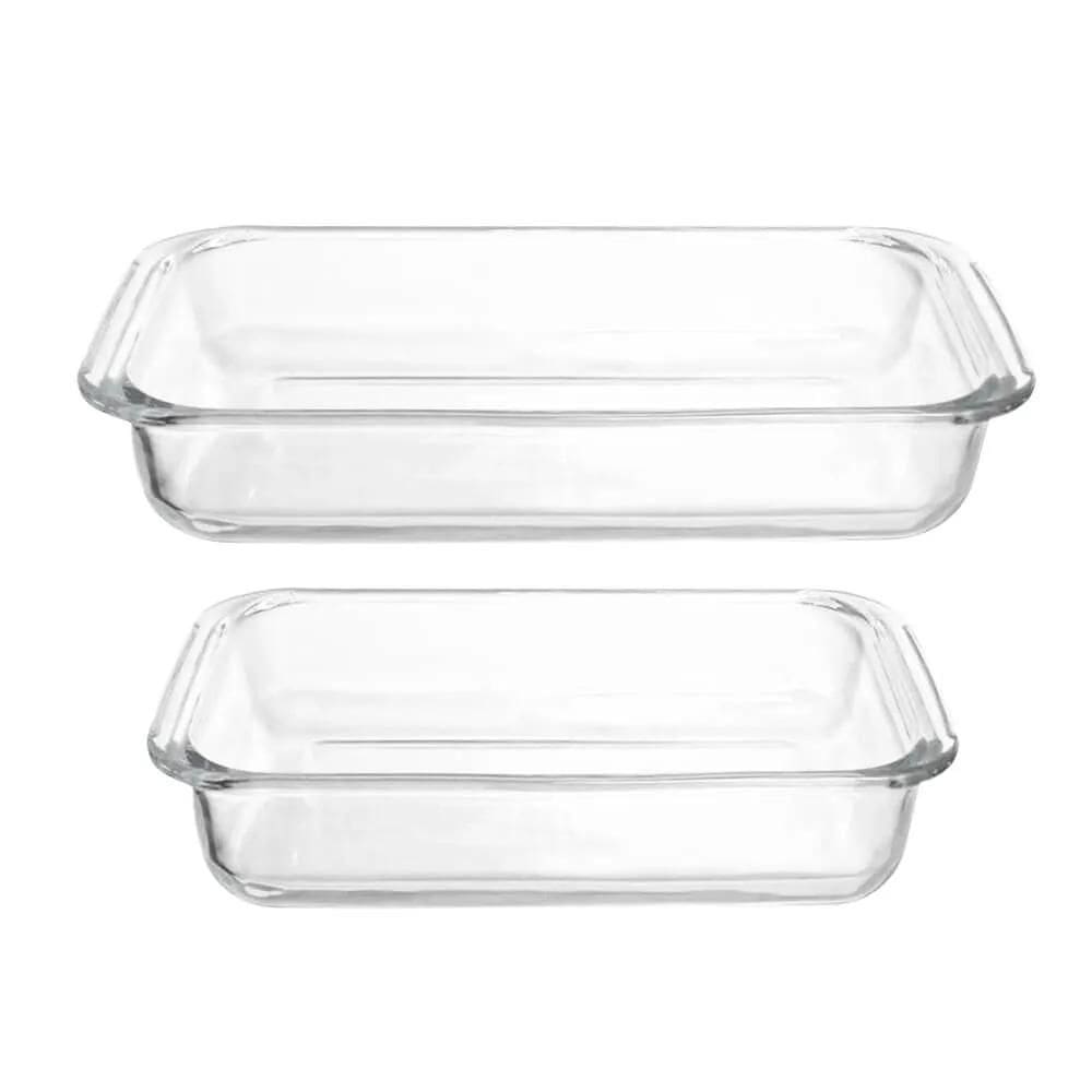 Travessas Assadeiras Vidro Borossilicato Originale 1L 2,2L