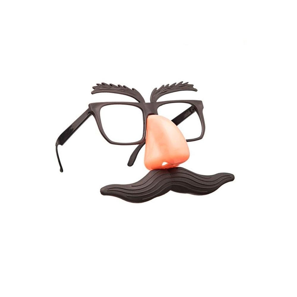 Kit 6 Super Engraçadas Bigode Sobrancelha Nariz Grande