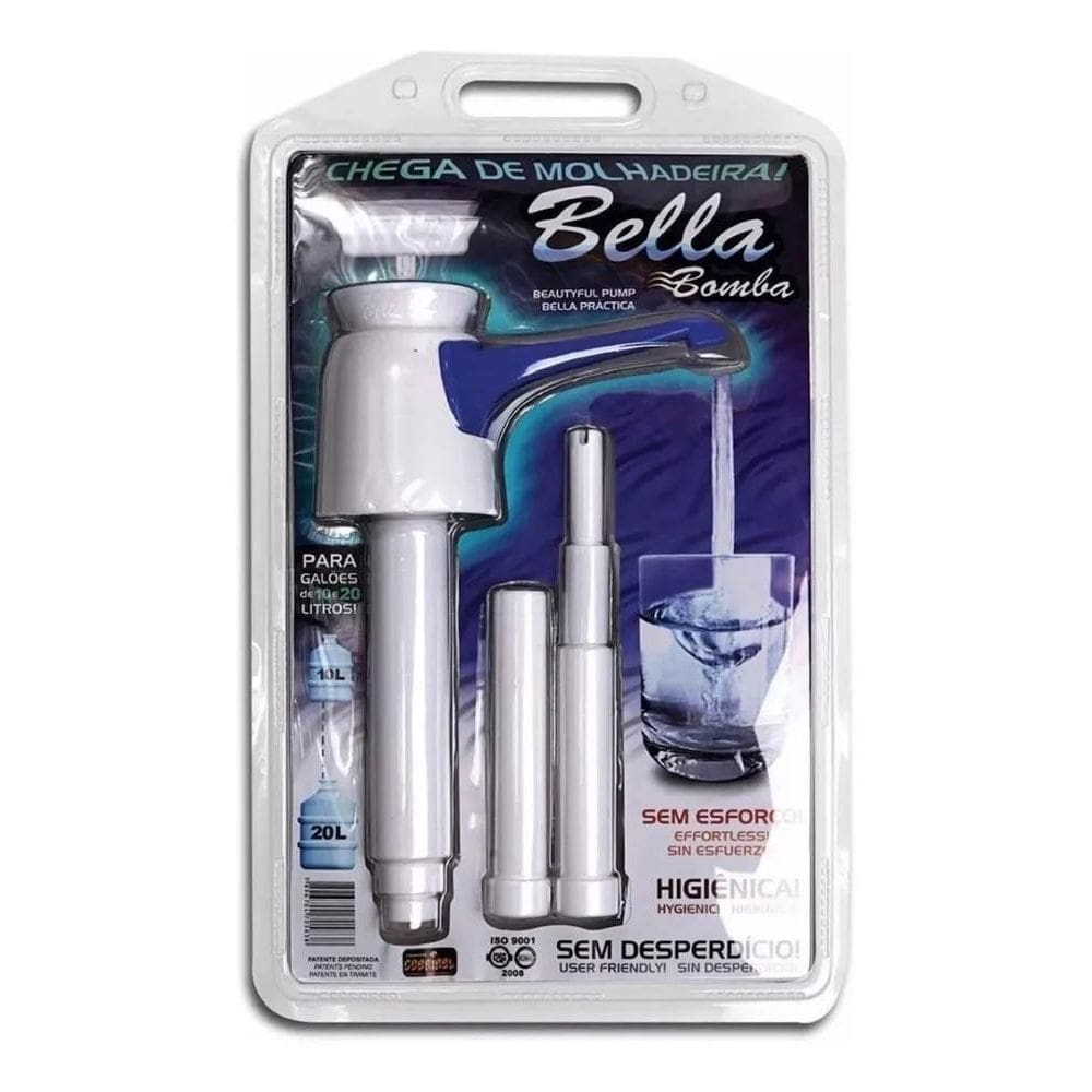 Bomba Para Garrafão Galão De 10L E 20 Litros De Água Bella C