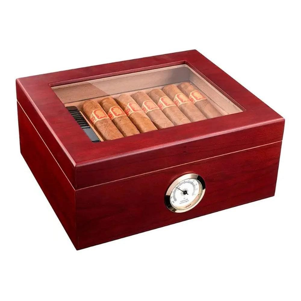 10X Caixa Umidora De Charutos Com Higrômetro Externo - Ciga