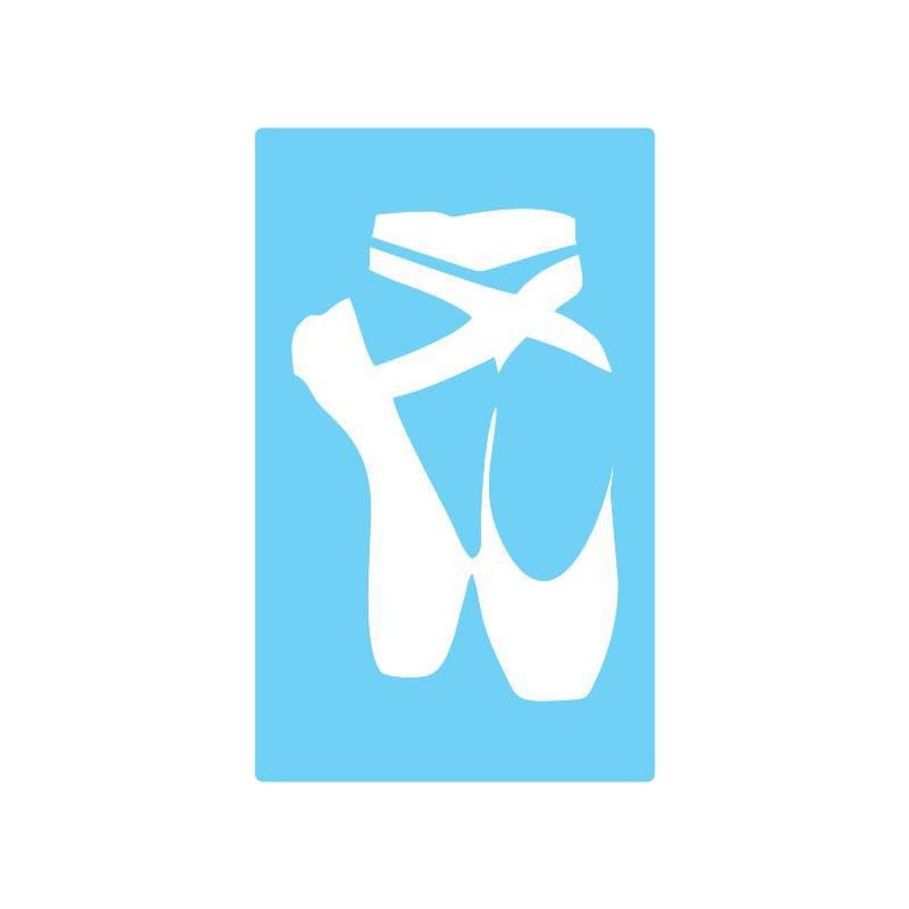 Stencil De Parede Tamako Sapatilha - 55 X 90Cm - Ref 405