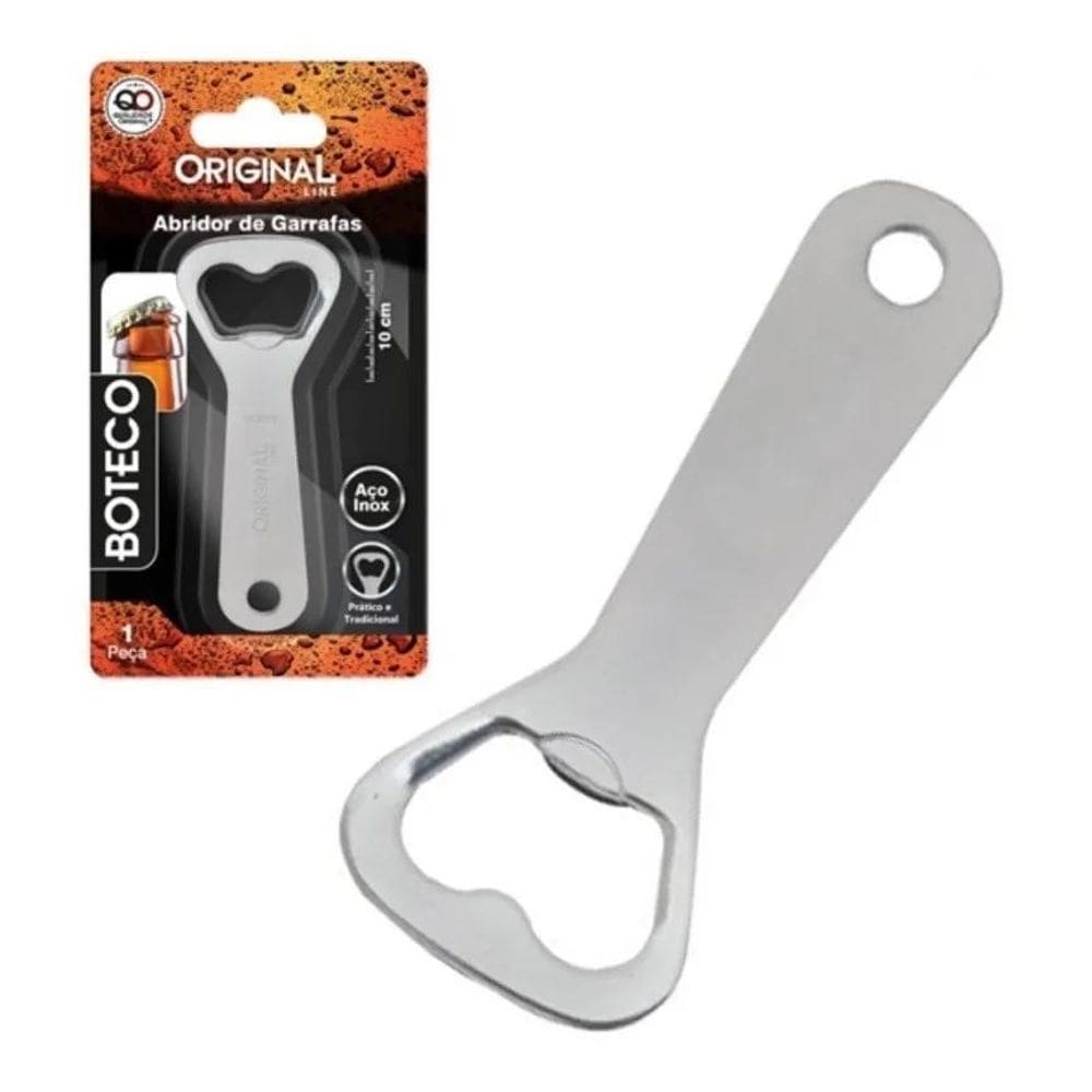 Kit 02 Abridor De Garrafa Boteco Bar Cerveja Inox Reforçado