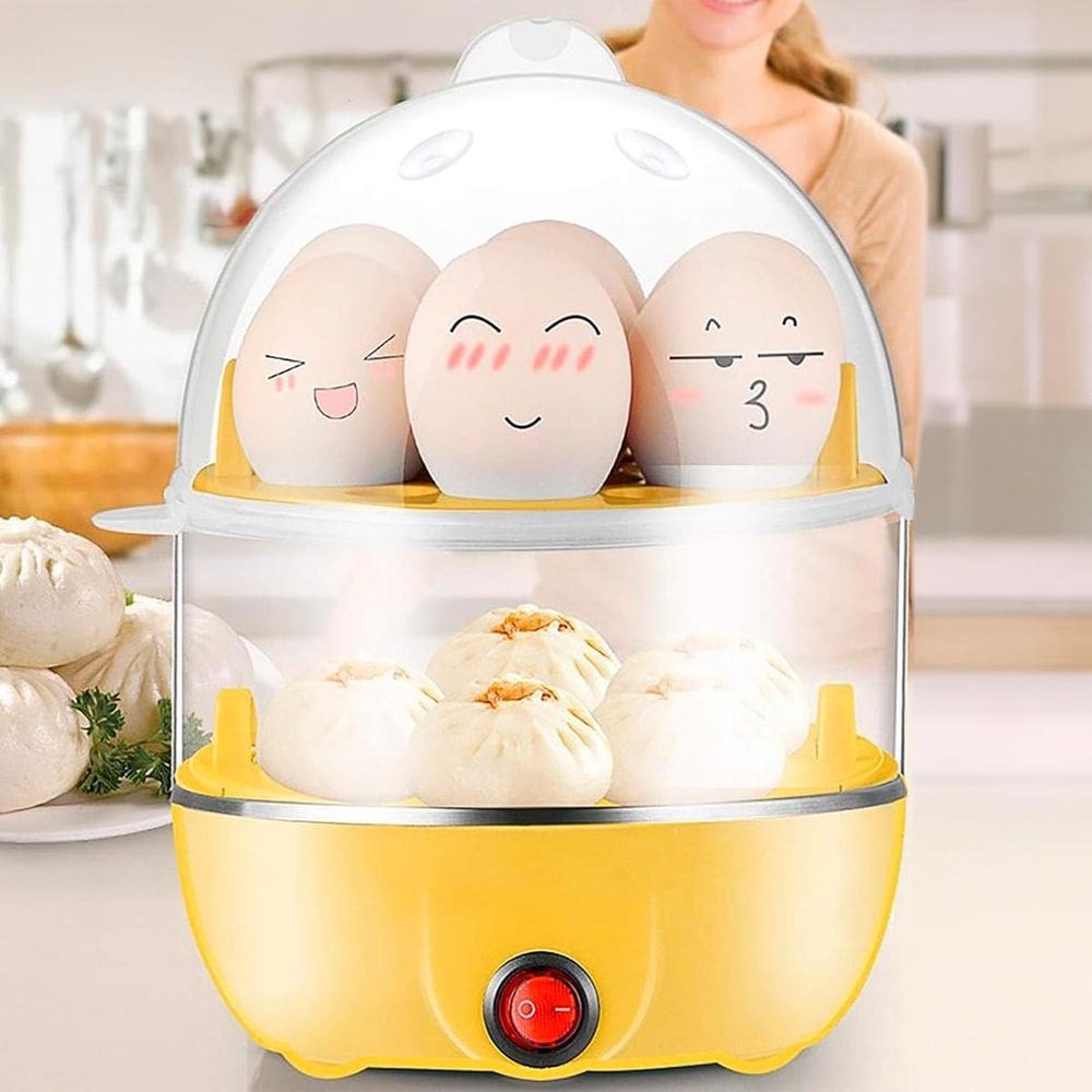 Egg Cooker 2 Andares Prepara Mais Em Menos Tempo