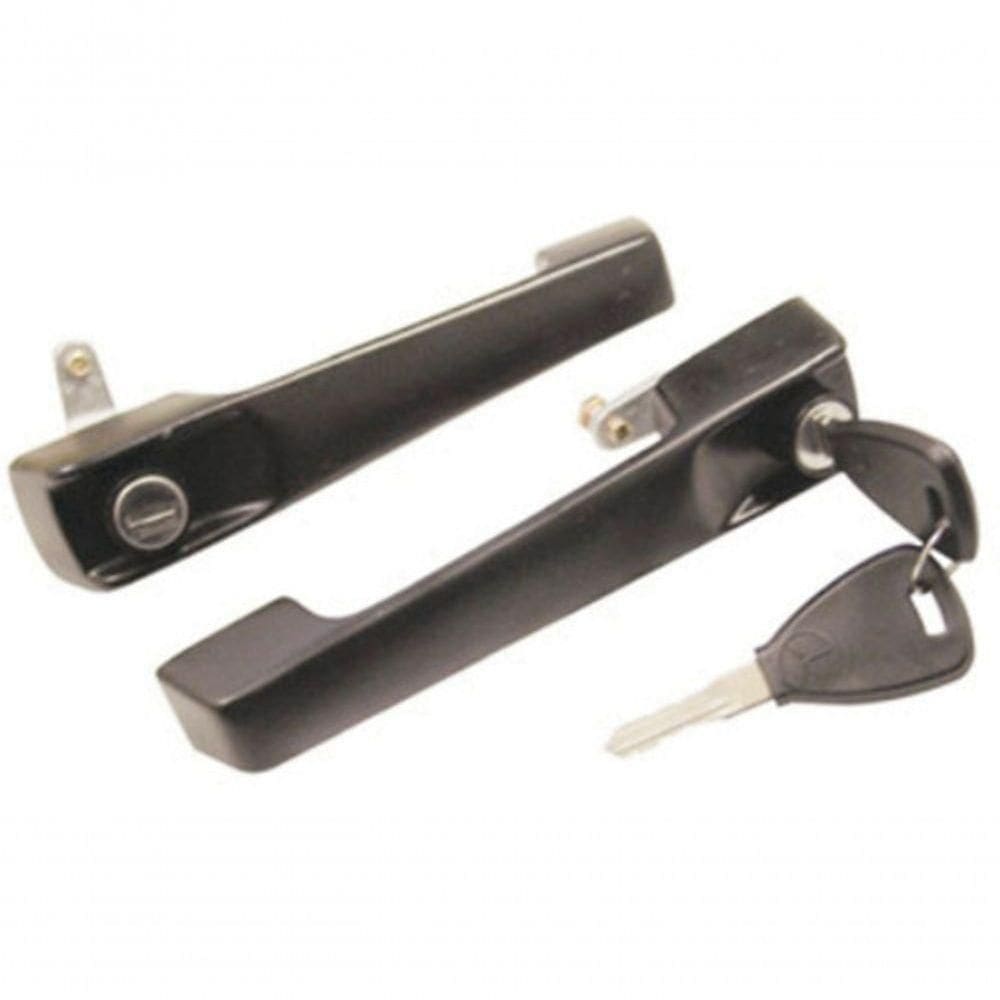 Par Maçaneta Ext Porta Dir Esq Zamac Família Mb ônibus [f103]