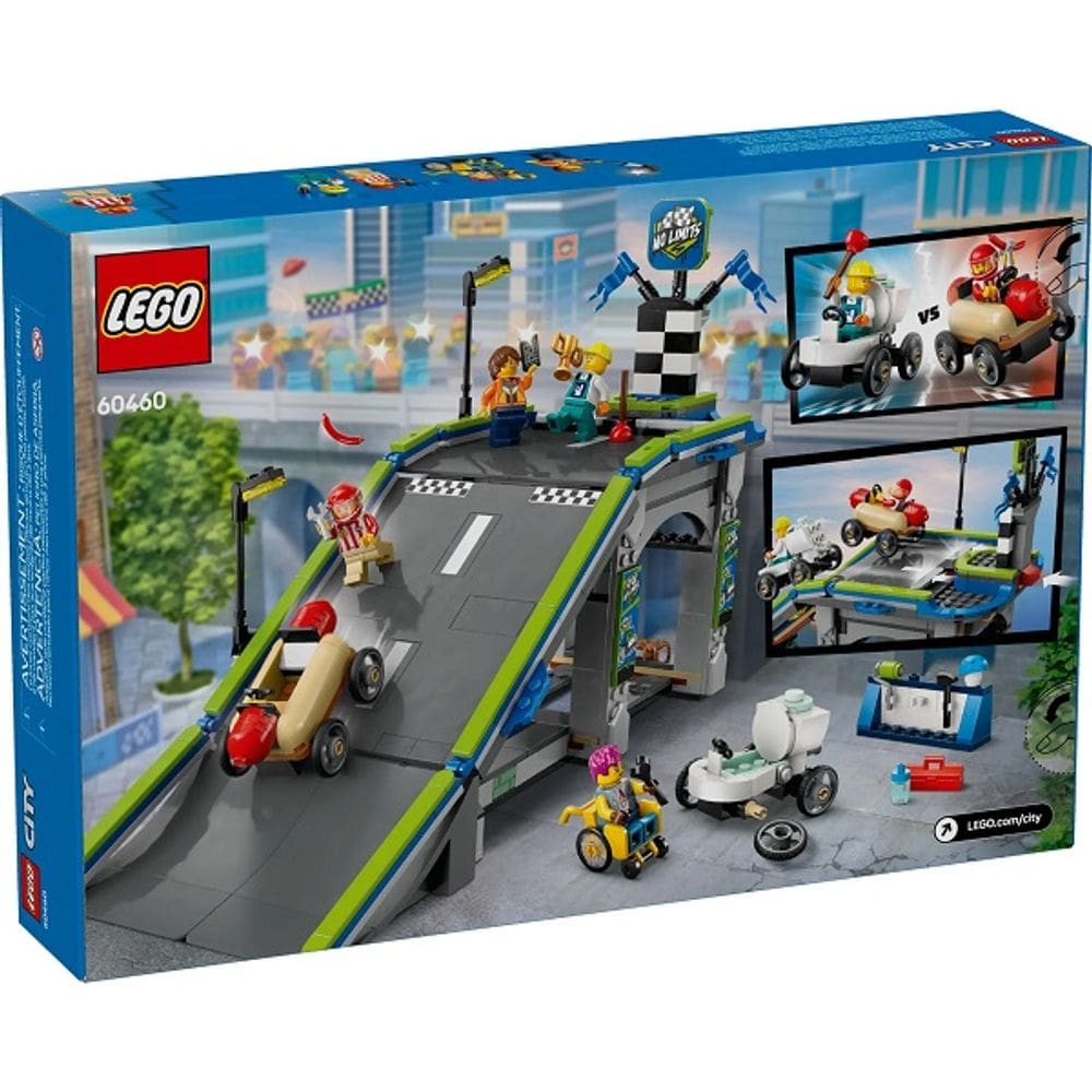 Lego CITY sem Limites: Pista de Rampa para Carros de Corrida 60460