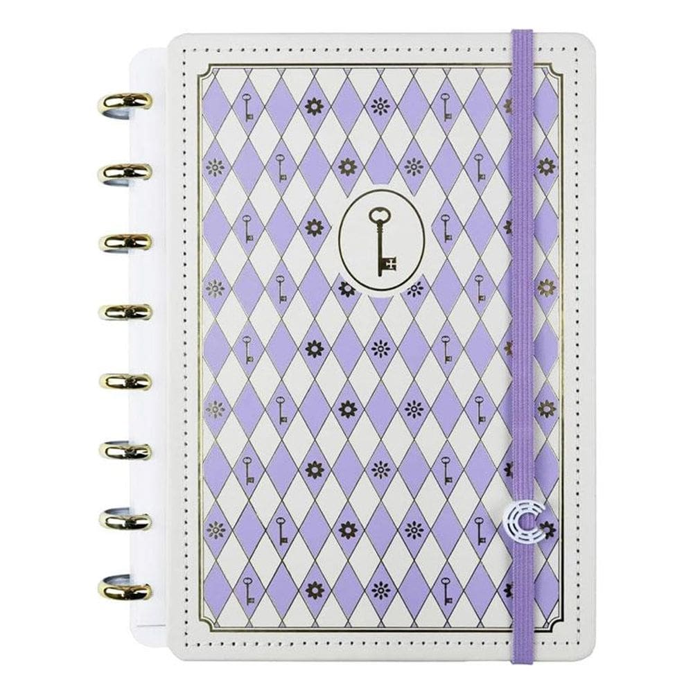 Caderno Inteligente A5 Isa Akkari Purple Key 80 Folhas CIA52367 - CI