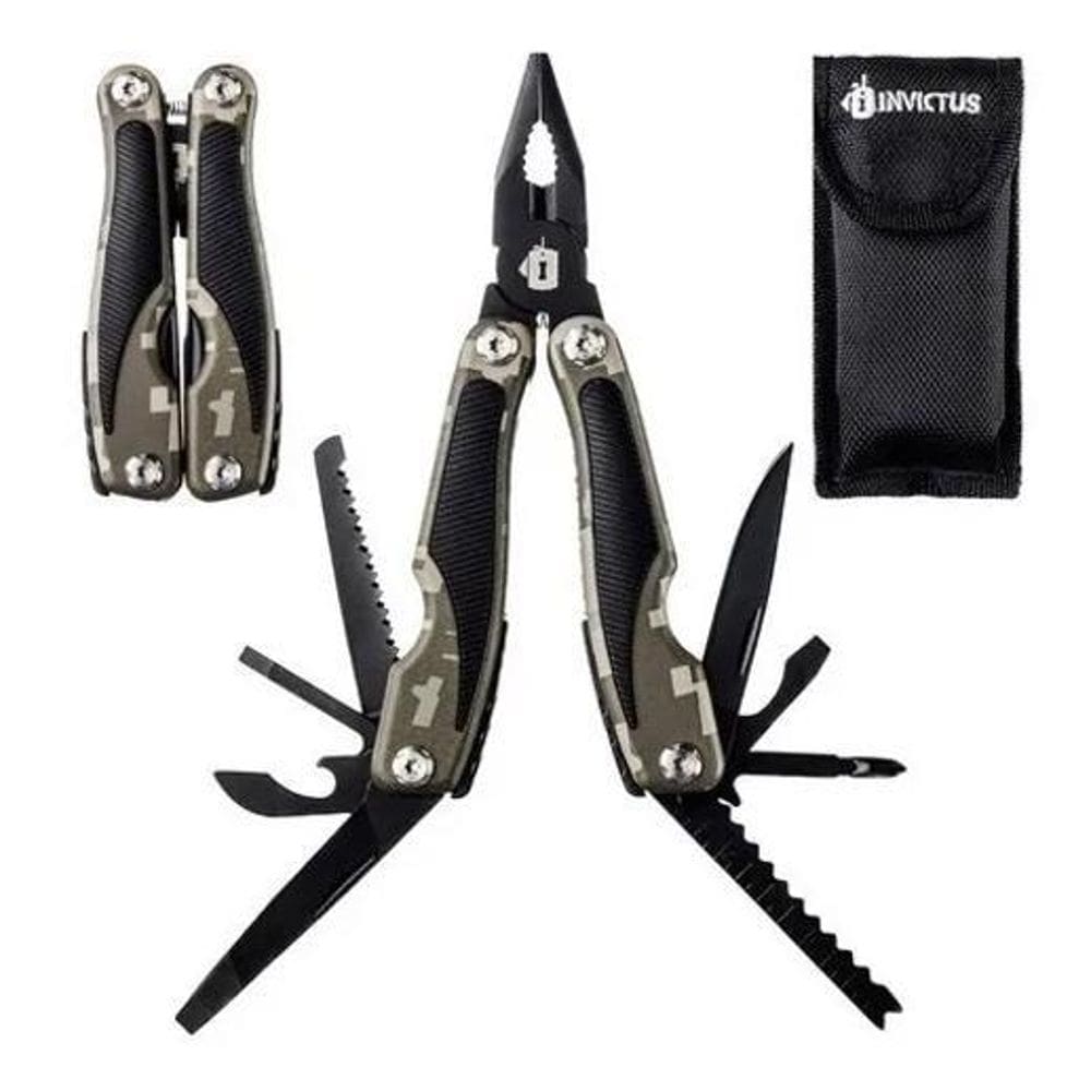 Alicate Multitool Precision Invictus 9 Funções Trilha