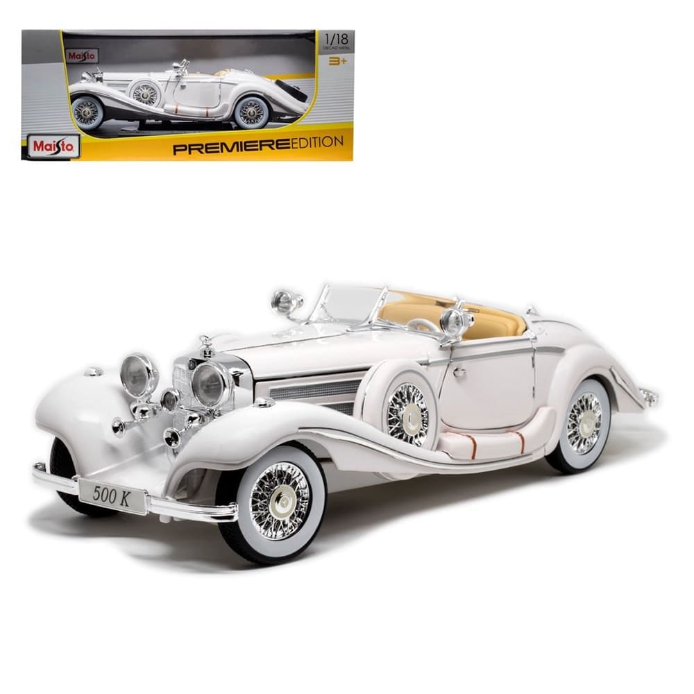 Miniatura Carro 1936 Mercedes-Benz 500K TYP Spec 1:18 Maisto