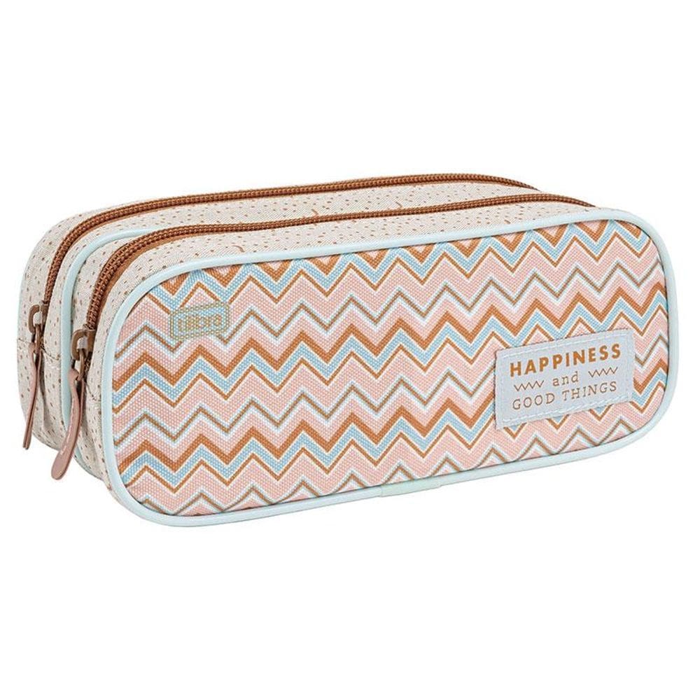 Estojo Escolar Infantil Duplo Académie Sunshine - Tilibra