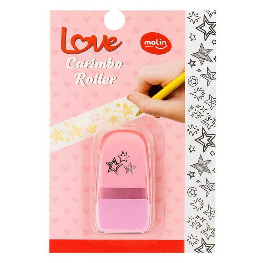 Carimbo Roller Love Estrela 23451 - Molin