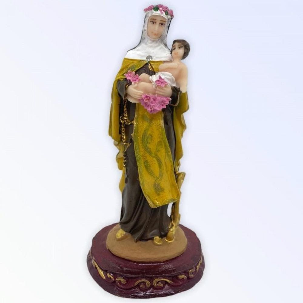 Escolha Sua Imagem Santa Católica Em Resina Tamanho Médio