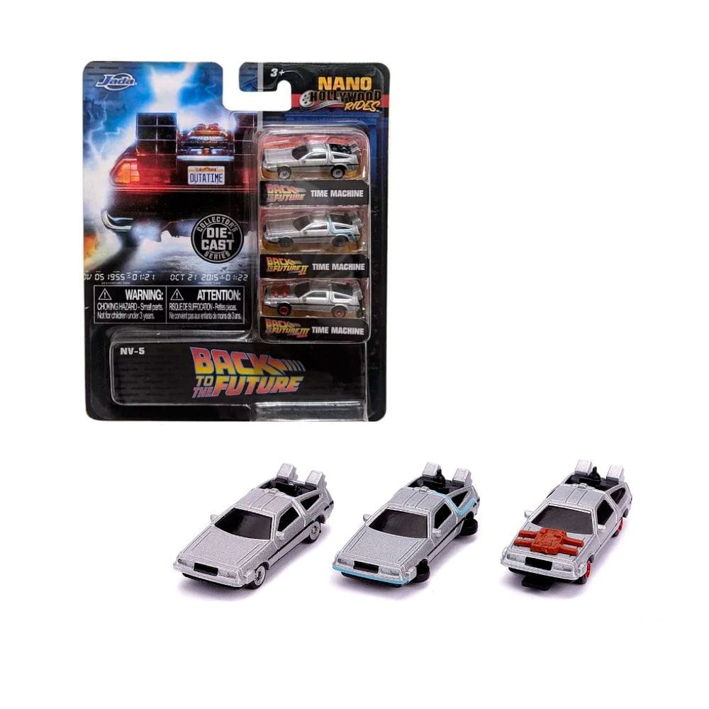 Miniatura Carro Nano De Volta Para O Futuro 1:65 Jada