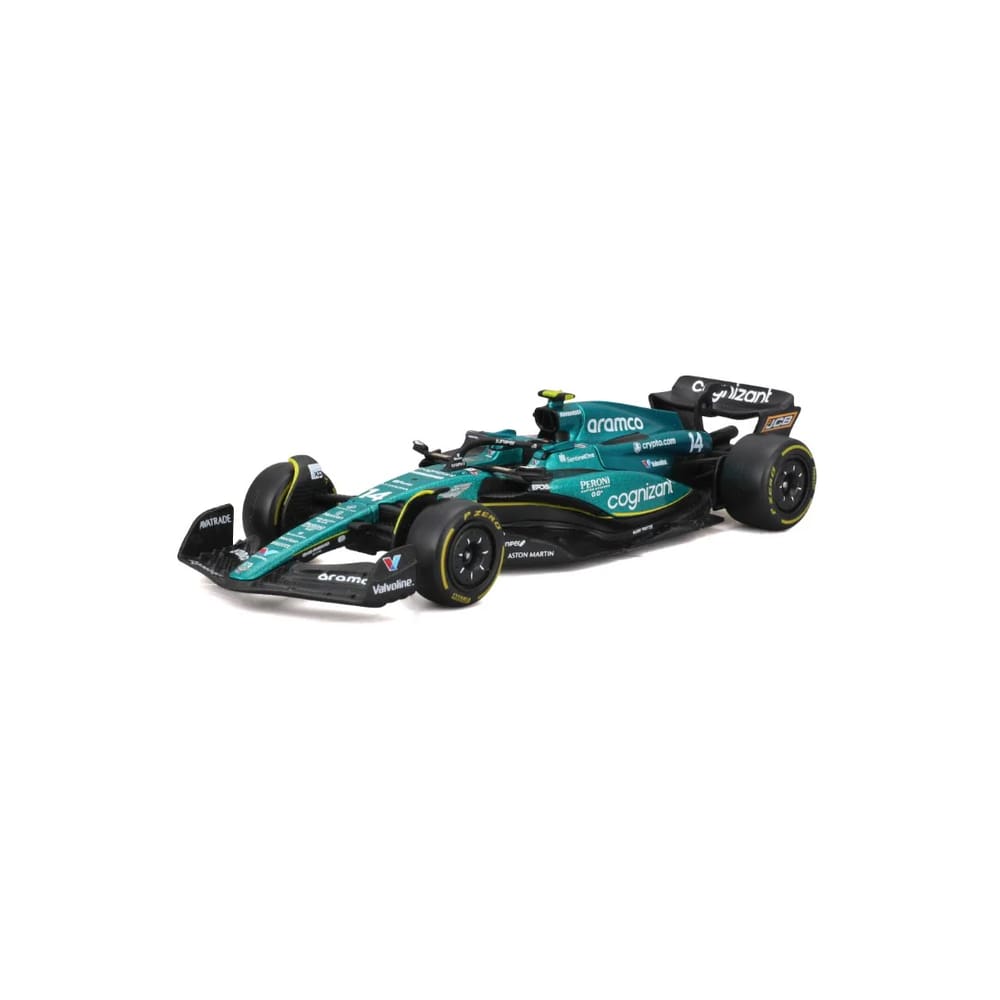 Miniatura F1 Aston Martin AMR23 Alonso S/Piloto 1:43 Bburago